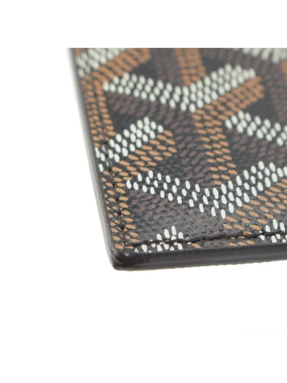 Goyard Saint Sulpice Leather Card Case Black